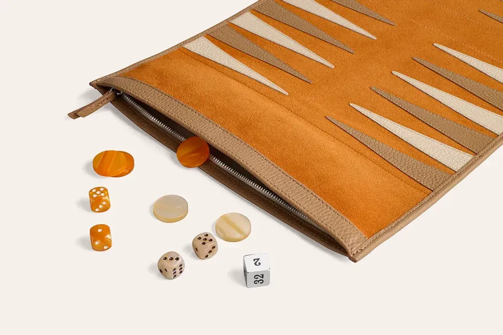 Decorative objects - Backgammon de voyage - Grainé - HECTOR SAXE PARIS DEPUIS 1978