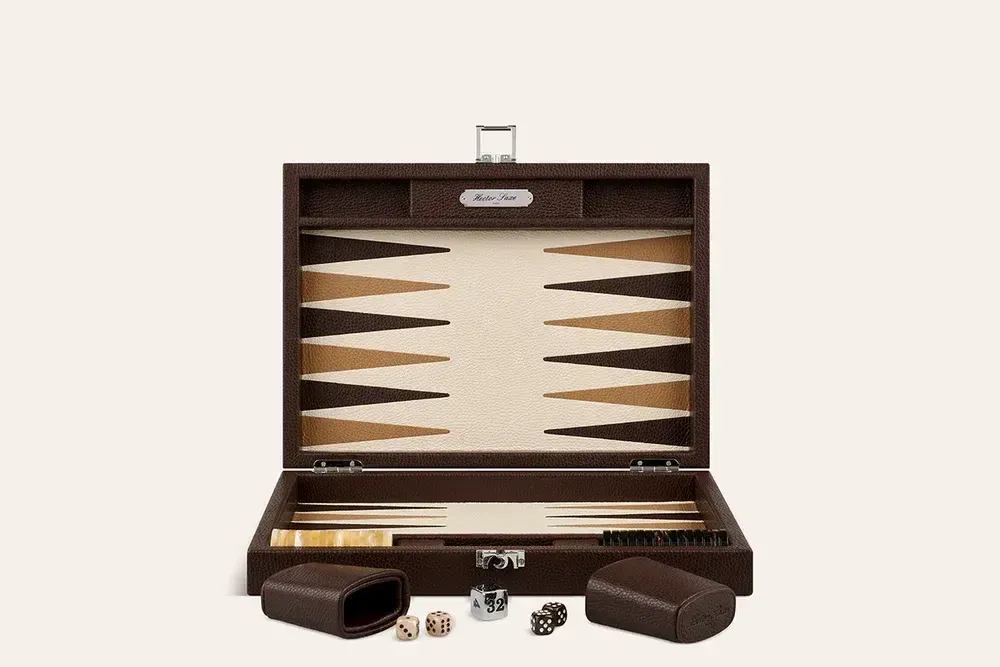 Objets de décoration - Backgammon Médium Grainé - HECTOR SAXE PARIS DEPUIS 1978