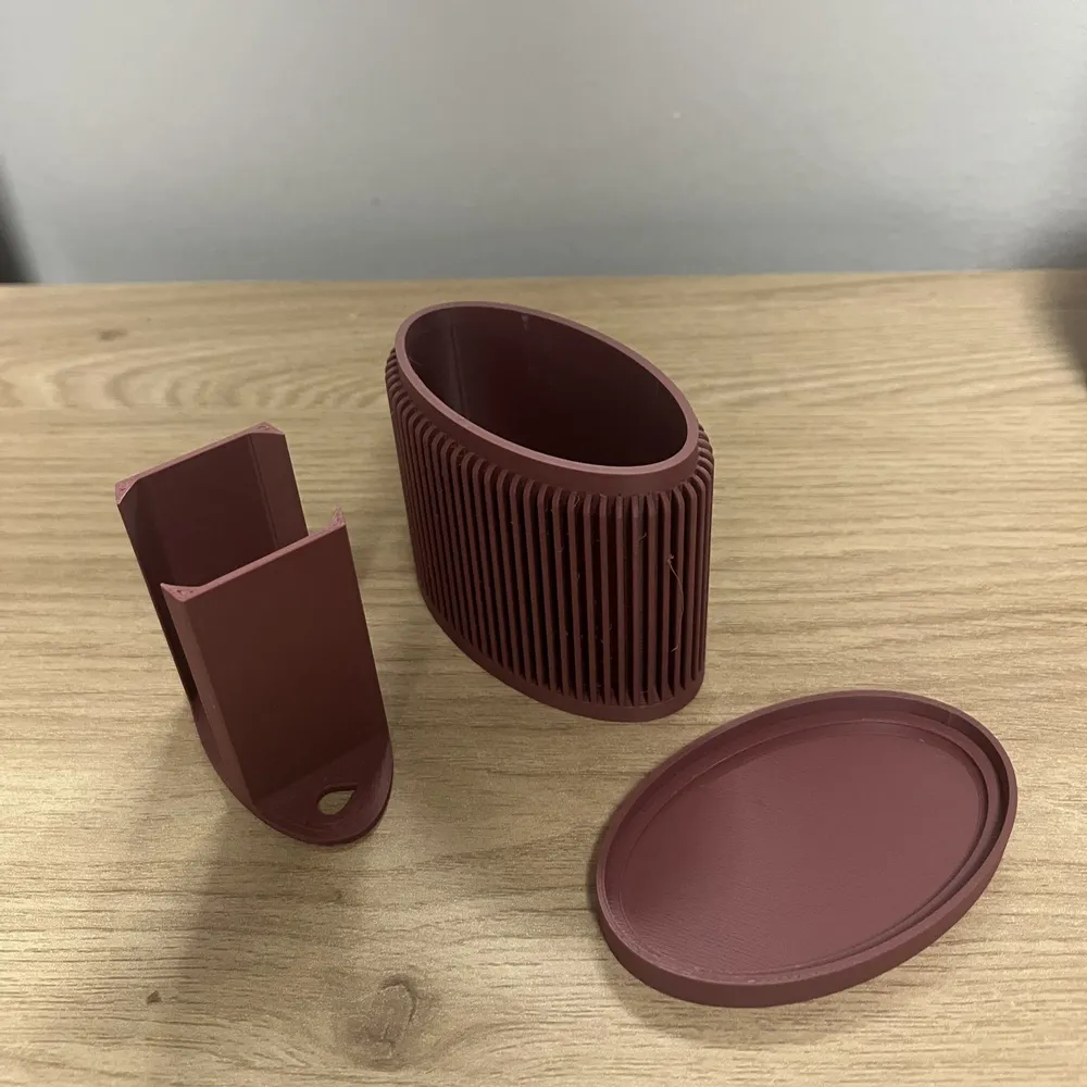 Bathroom storage - Compact mini toothbrush holder — 3D printing made in France - CRÉA-TH
