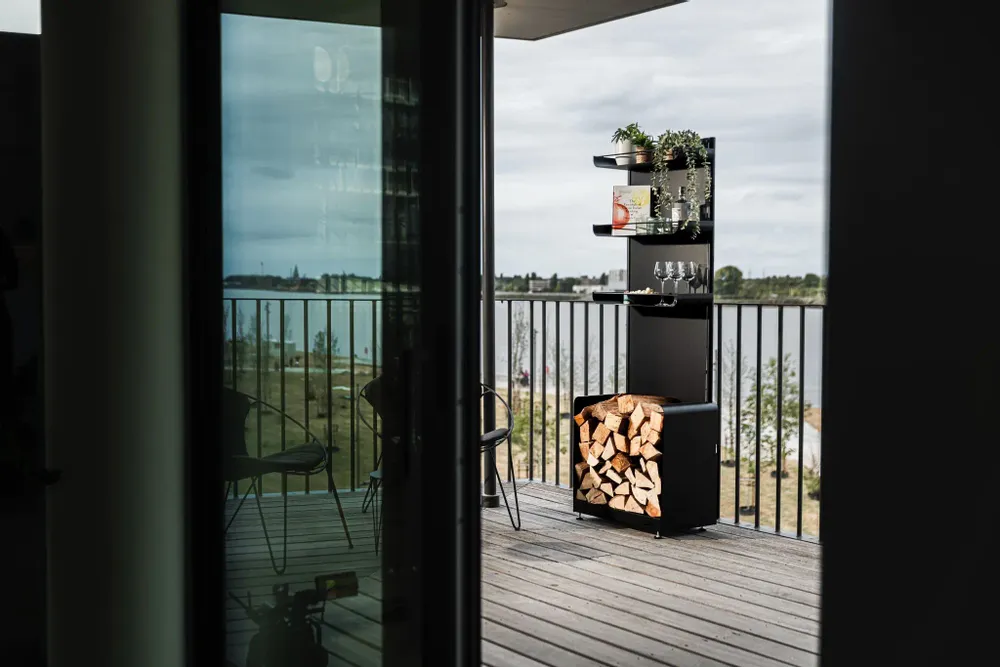 Equipements espace extérieur - Urbn Wood - Charcoal Black - Vertical Storage - URBN GARDN