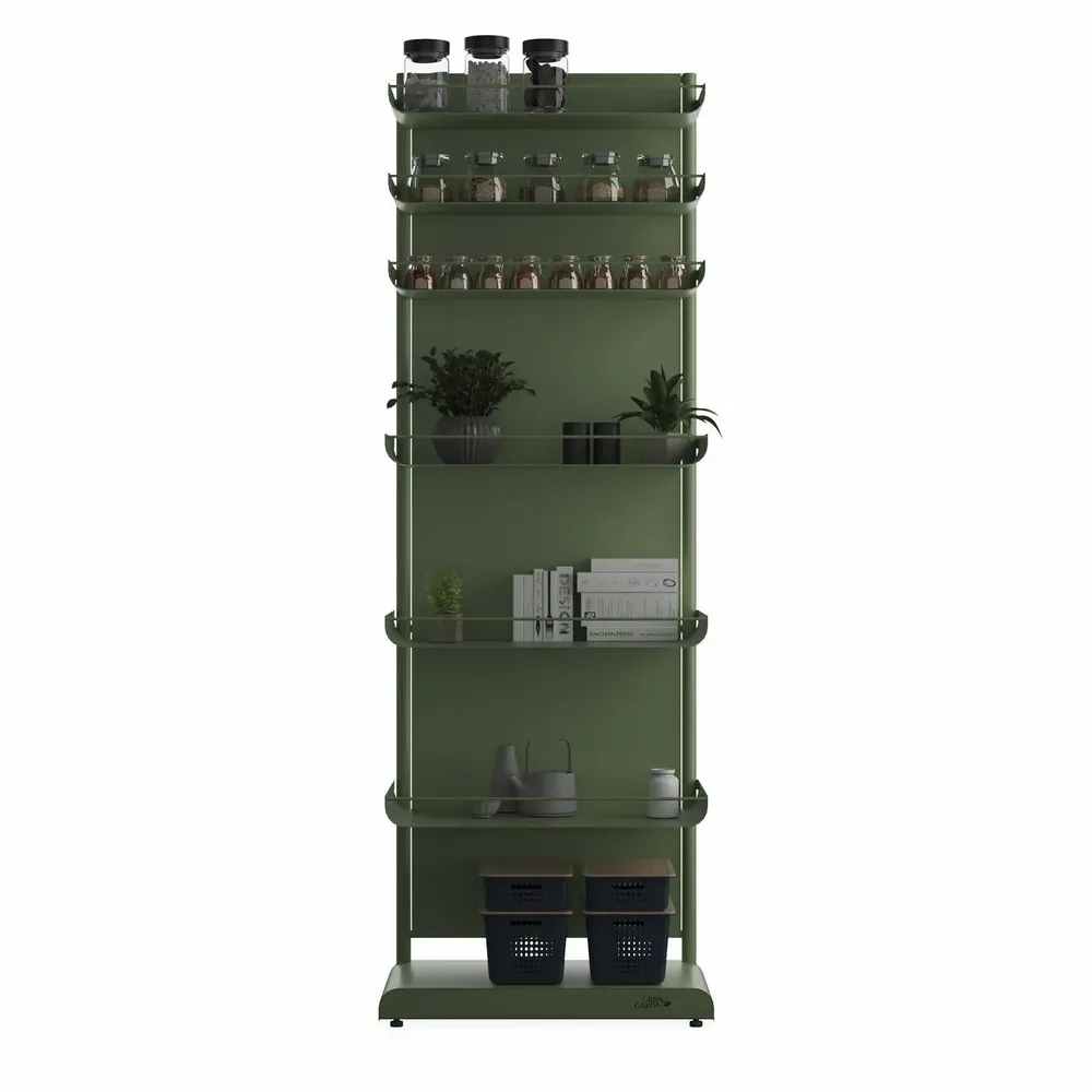 Meubles de cuisines  - Urbn Kitchen - Reseda Green - Vertical Storage - URBN GARDN