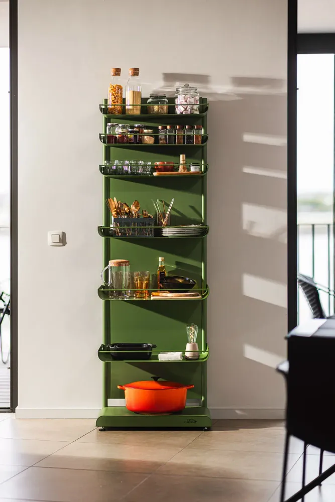 Meubles de cuisines  - Urbn Kitchen - Reseda Green - Vertical Storage - URBN GARDN