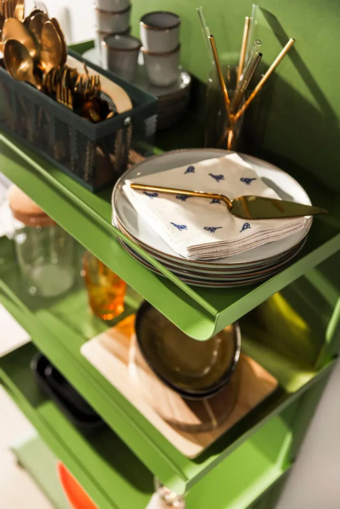 Meubles de cuisines  - Urbn Kitchen - Reseda Green - Vertical Storage - URBN GARDN