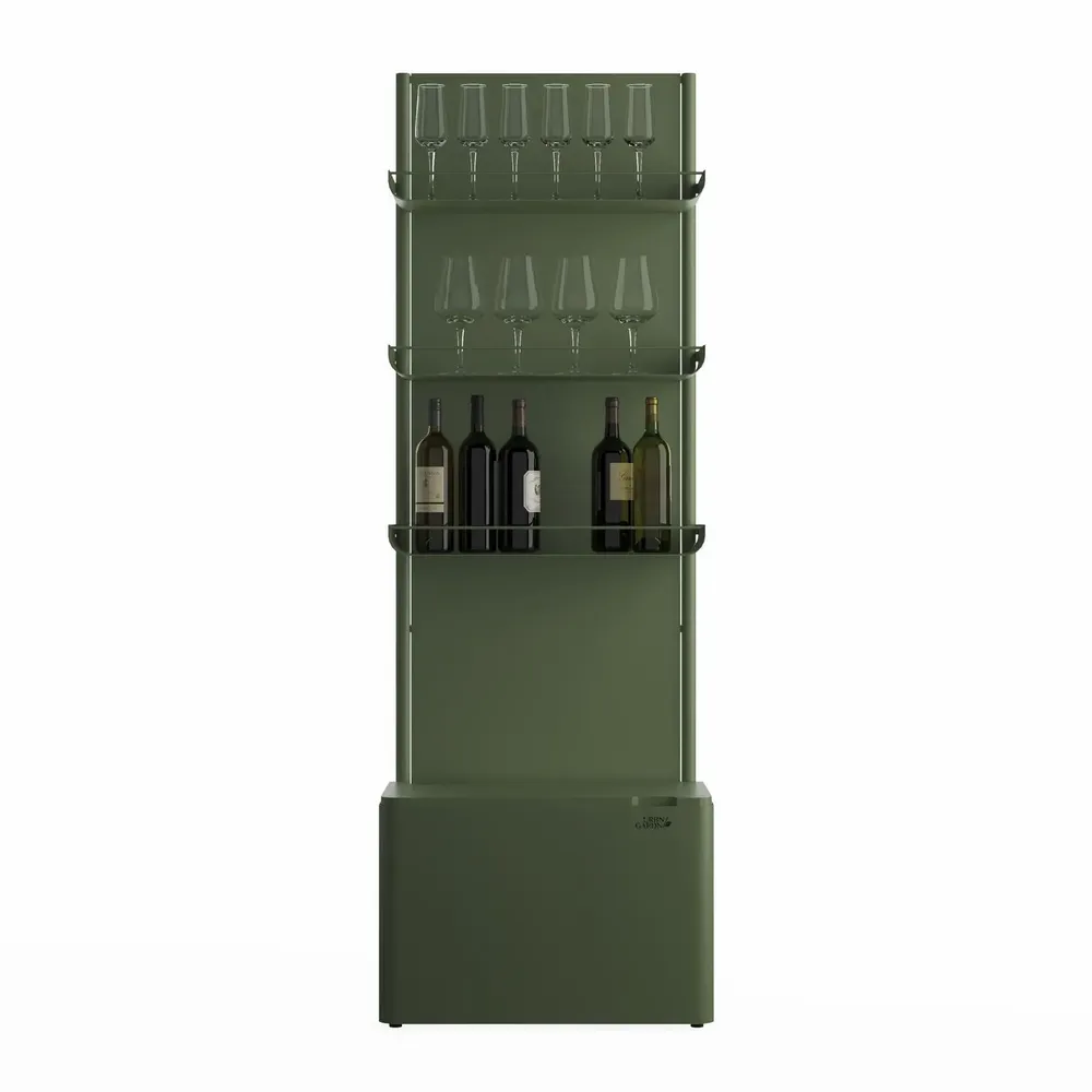 Meubles de cuisines  - Urbn Bar - Reseda Green - Vertical Storage - URBN GARDN