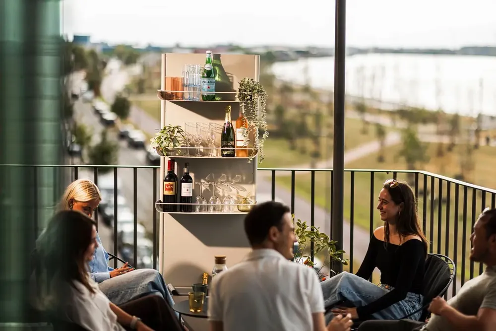 Meubles de cuisines  - Urbn Bar - Reseda Green - Vertical Storage - URBN GARDN