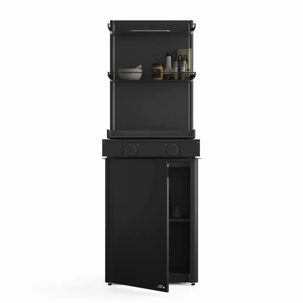 Cuisines de jardin - Urbn Plancha - Charcoal Black - Outdoor Kitchen / Coffee corner - URBN GARDN