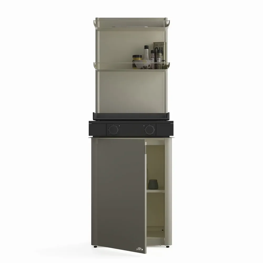 Cuisines de jardin - Urbn Plancha - Silk Grey - Outdoor Kitchen / Coffee corner - URBN GARDN