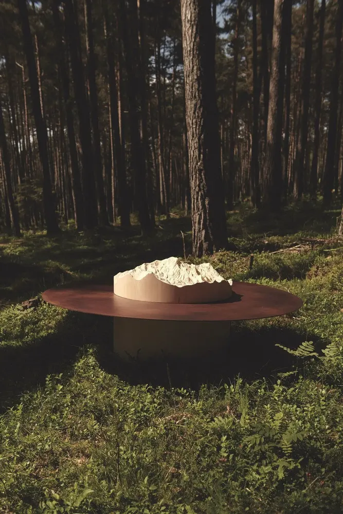 Other tables - TIP - topographic side table - DOLOMITISCH SRL