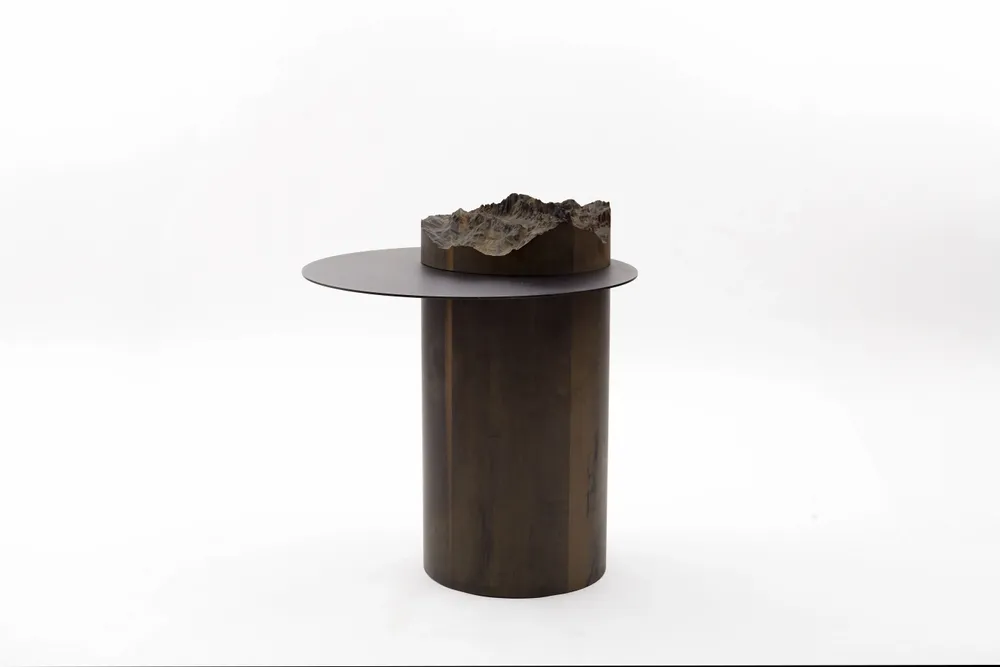 Other tables - TOP - topographic side table - DOLOMITISCH SRL