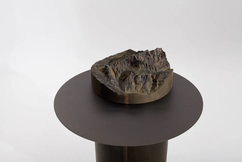Other tables - TOP - topographic side table - DOLOMITISCH SRL