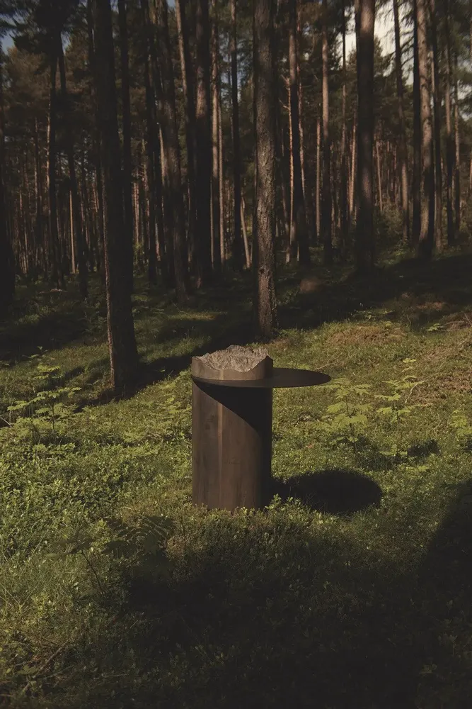 Other tables - TOP - topographic side table - DOLOMITISCH SRL
