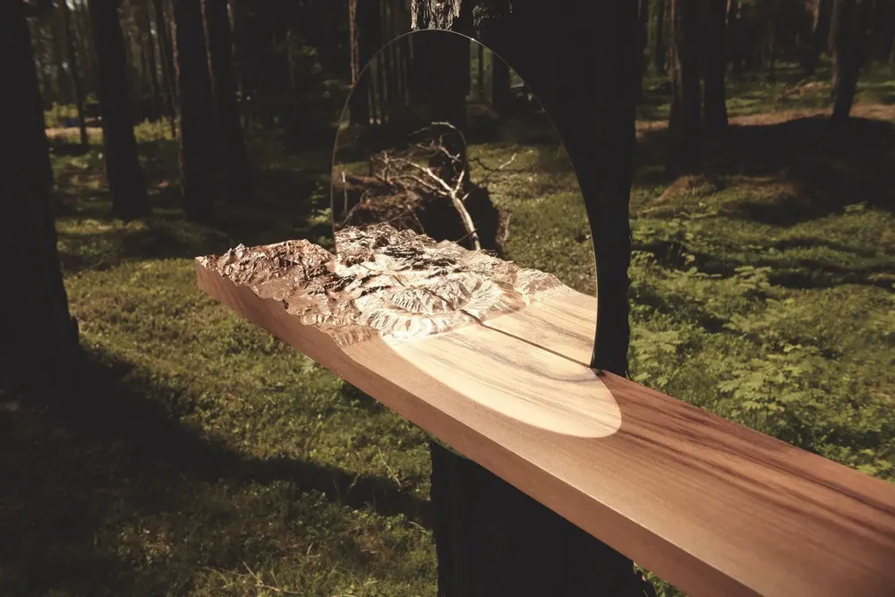 Mirrors - MEZZOCIELO - topographic mirror - DOLOMITISCH SRL