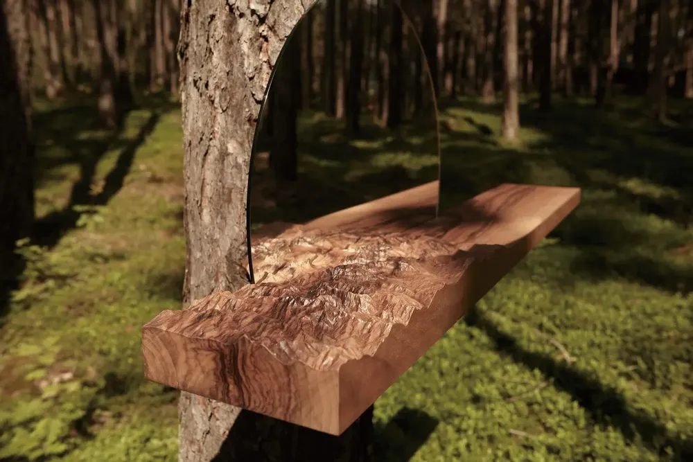 Mirrors - MEZZOCIELO - topographic mirror - DOLOMITISCH SRL