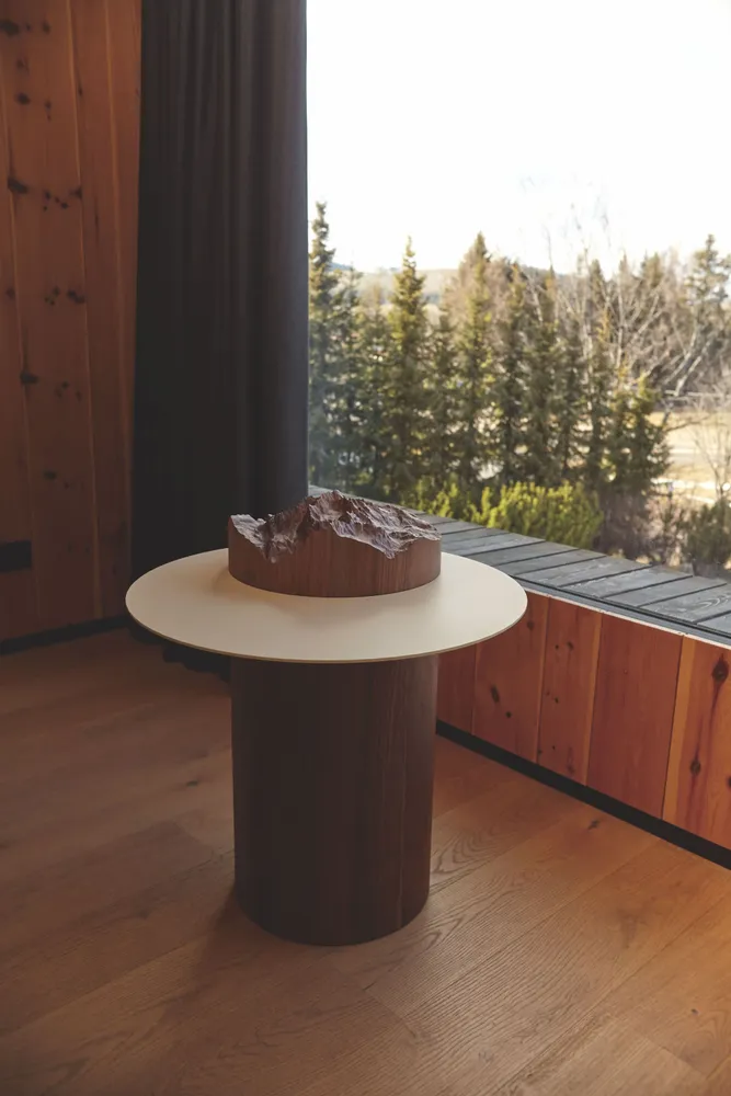 Other tables - TOP - topographic side table - DOLOMITISCH SRL