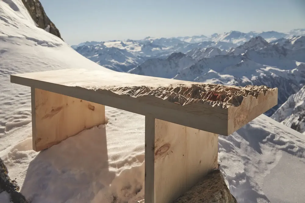 Benches - BELVEDERE - topographic bench - DOLOMITISCH SRL