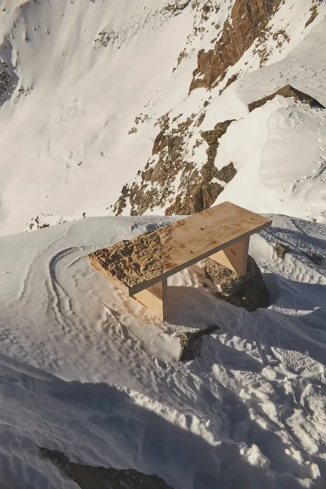 Benches - BELVEDERE - topographic bench - DOLOMITISCH SRL