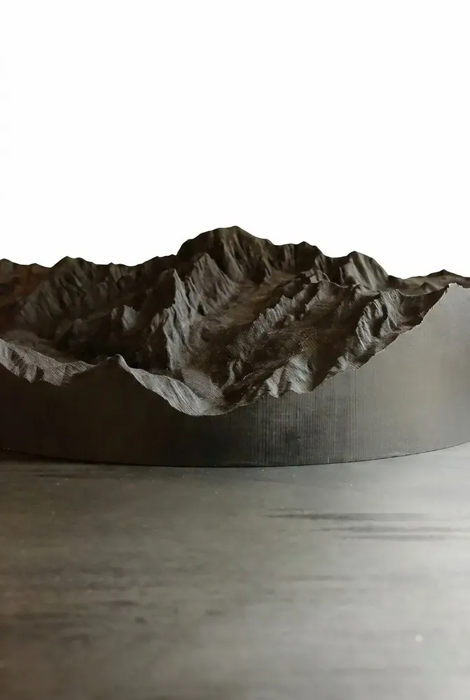 Other tables - TIP - topographic side table - DOLOMITISCH SRL