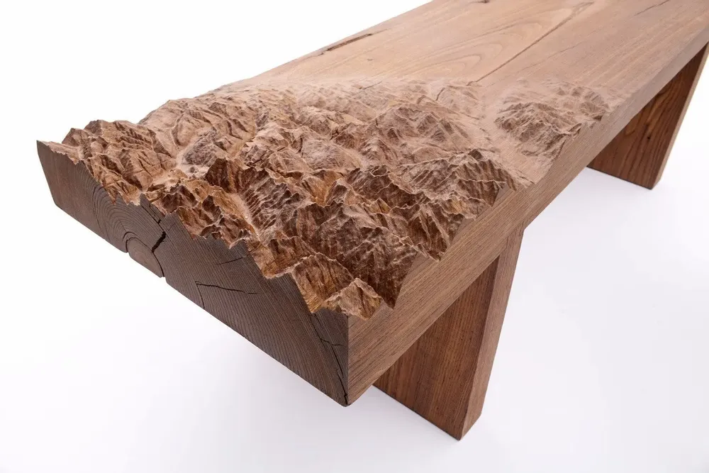 Benches - BELVEDERE - topographic bench - DOLOMITISCH SRL