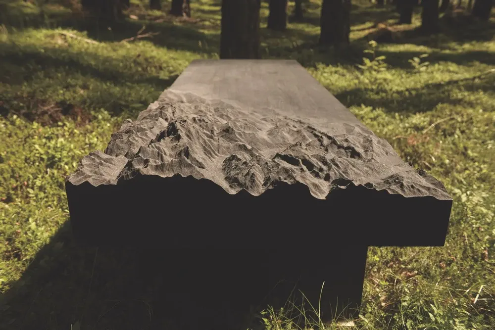 Benches - BELVEDERE - topographic bench - DOLOMITISCH SRL
