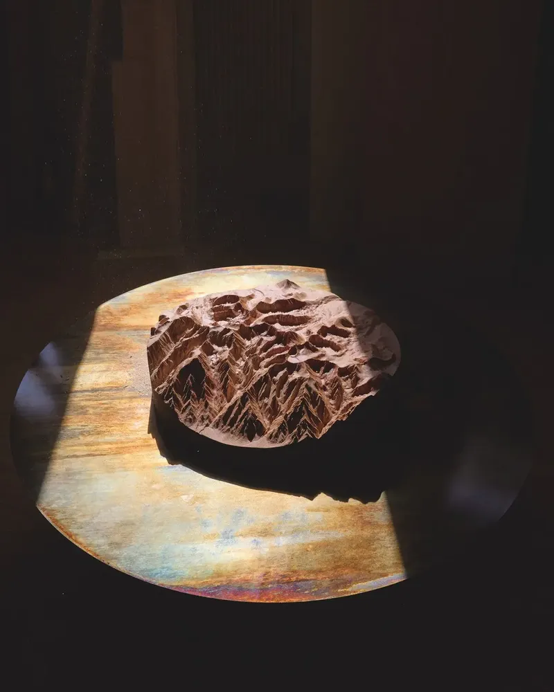 Other tables - TIP - topographic side table - DOLOMITISCH SRL