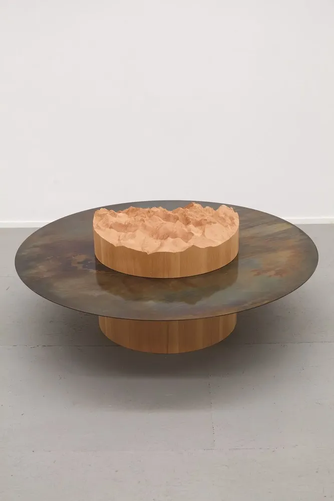 Other tables - TIP - topographic side table - DOLOMITISCH SRL