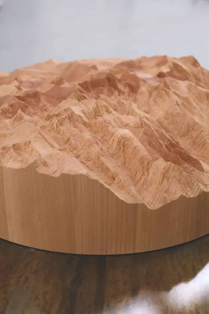 Other tables - TIP - topographic side table - DOLOMITISCH SRL