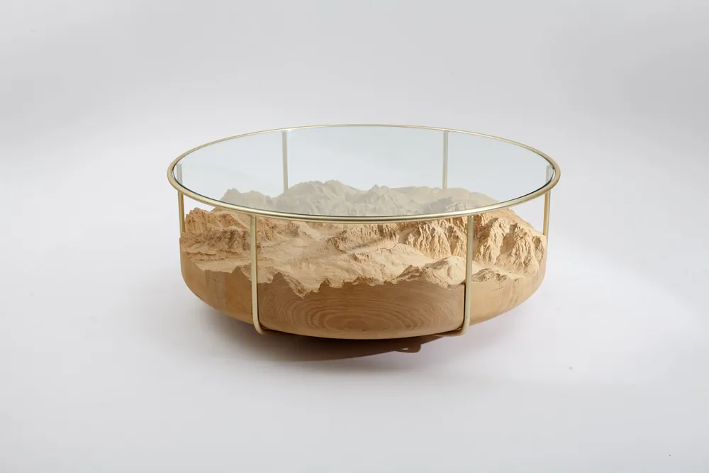 Coffee tables - MIRAGE - topograhic coffee table - DOLOMITISCH SRL