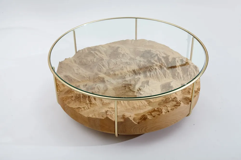 Coffee tables - MIRAGE - topograhic coffee table - DOLOMITISCH SRL