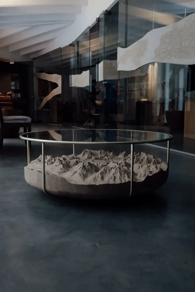 Coffee tables - MIRAGE - topograhic coffee table - DOLOMITISCH SRL
