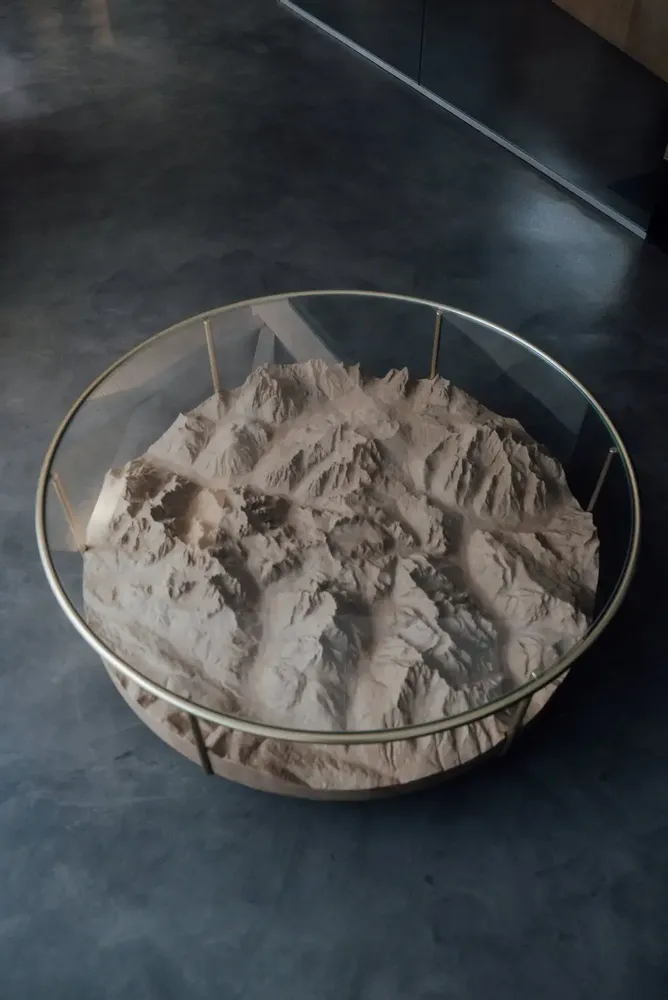 Coffee tables - MIRAGE - topograhic coffee table - DOLOMITISCH SRL