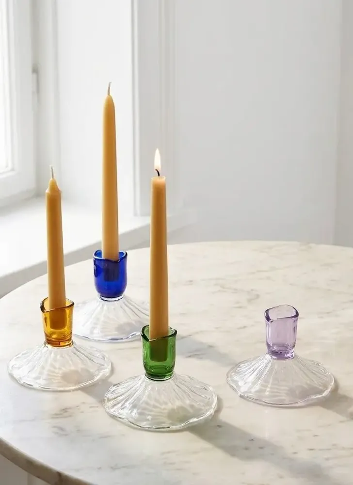 Decorative objects - Twirly candle holder - ASMA'S CRAFTS