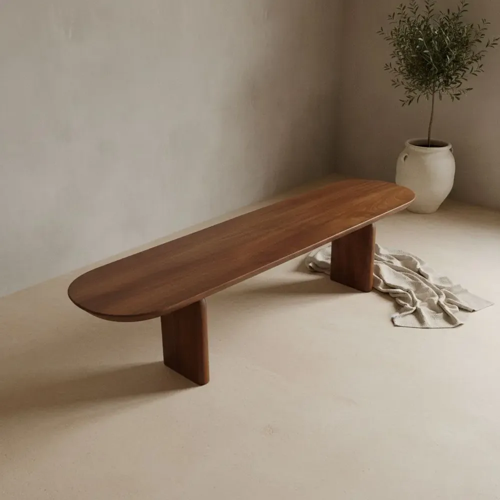 Petits canapés - Banc Bullnose brun - RAW MATERIALS