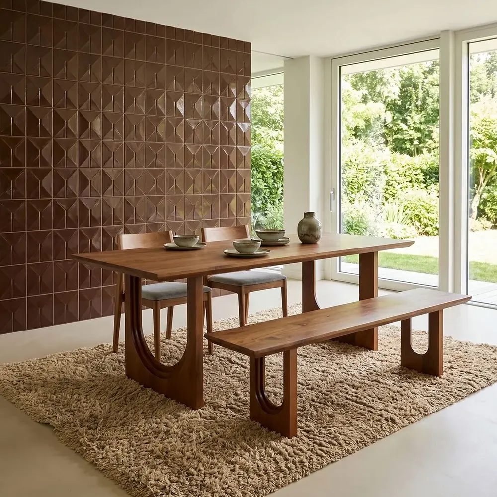 Dining Tables - Bullnose dining table Chamfered - RAW MATERIALS