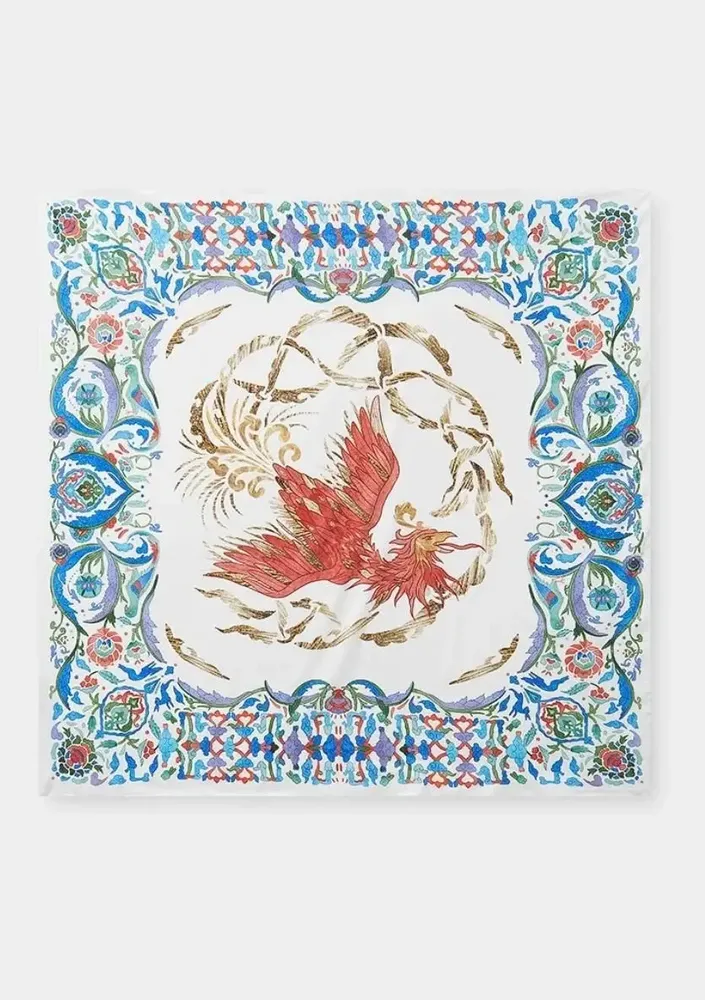 Foulards et écharpes - Écharpe Simurgh à l'aube - MARALETTO