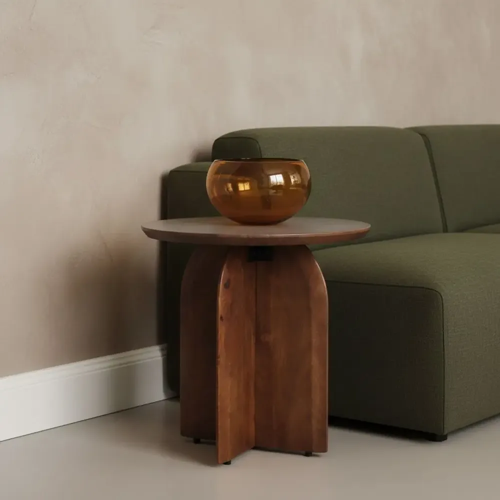 Tables basses - Tables d'appoint Bullnose - marron foncé - RAW MATERIALS