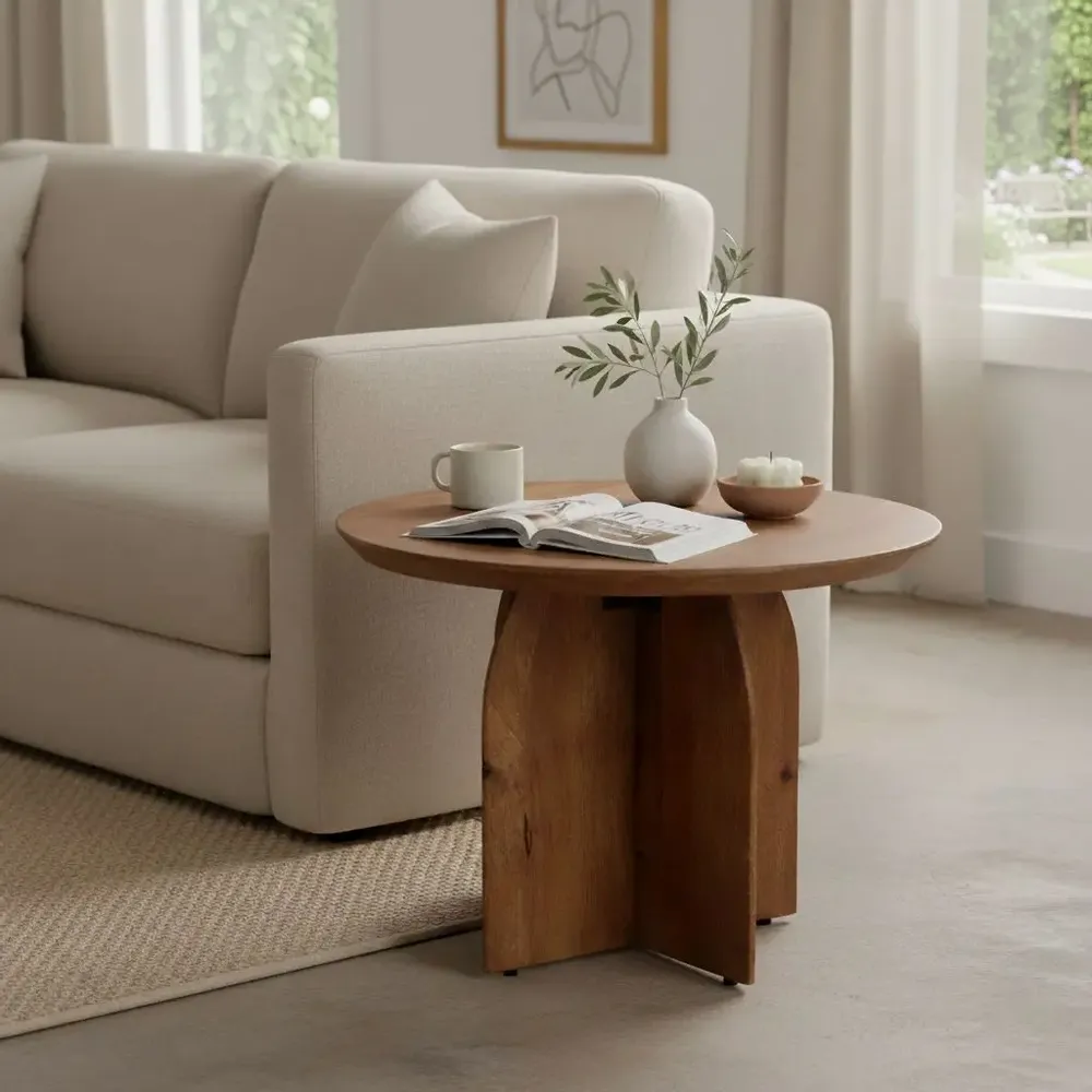 Tables basses - Tables d'appoint Bullnose - marron foncé - RAW MATERIALS
