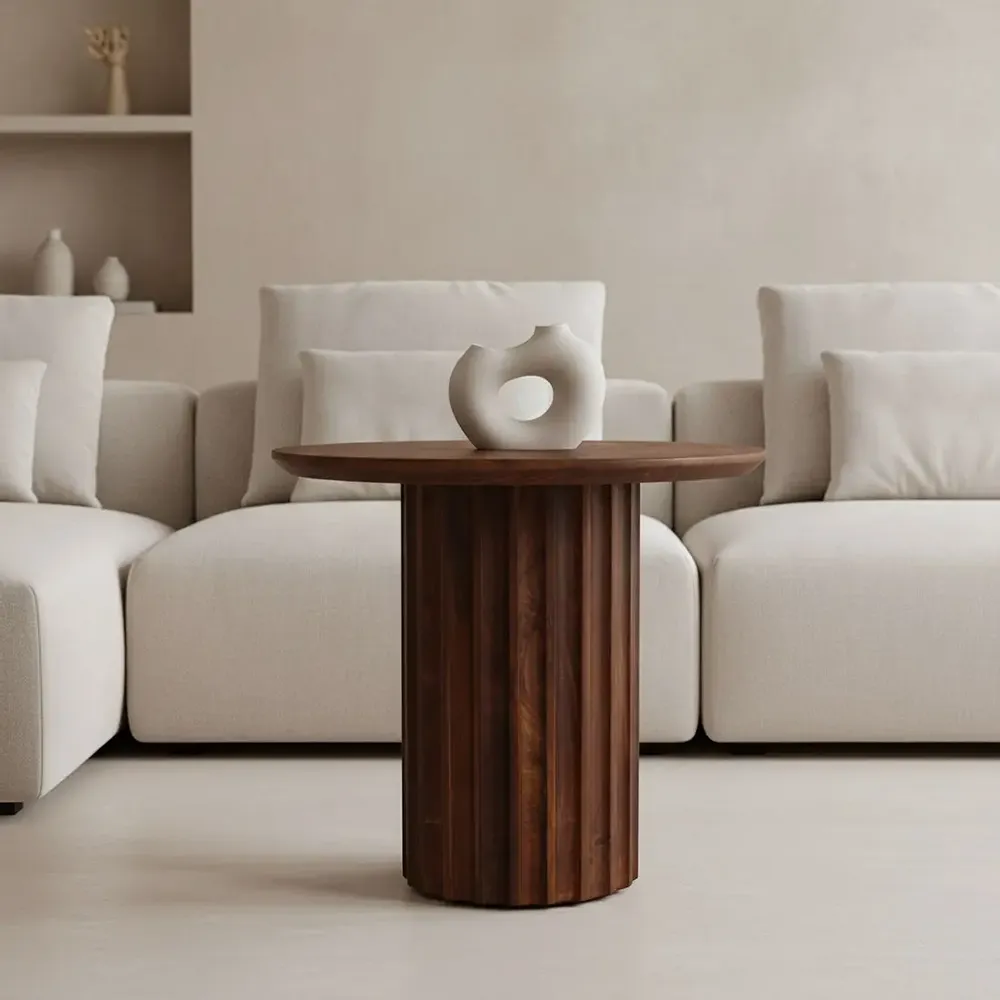 Tables basses - Tables d'appoint Bullnose, cannelées inversées - RAW MATERIALS