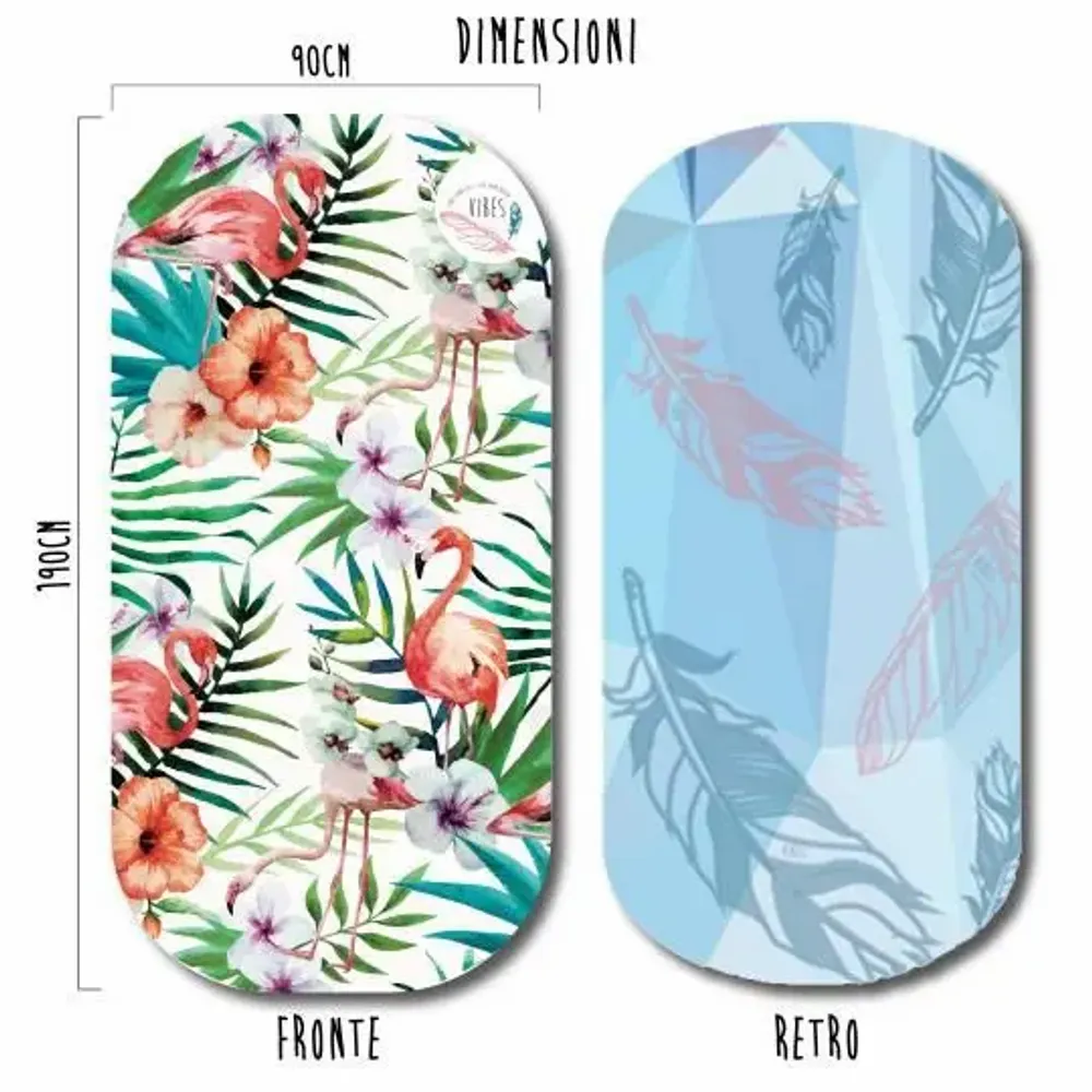 Travel accessories - Flamingo beach towel - BEACH VIBES