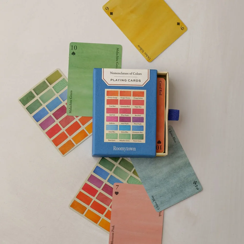Gifts - Single Playing Card Deck - Nomenclature of Colours - ROOMYTOWN
