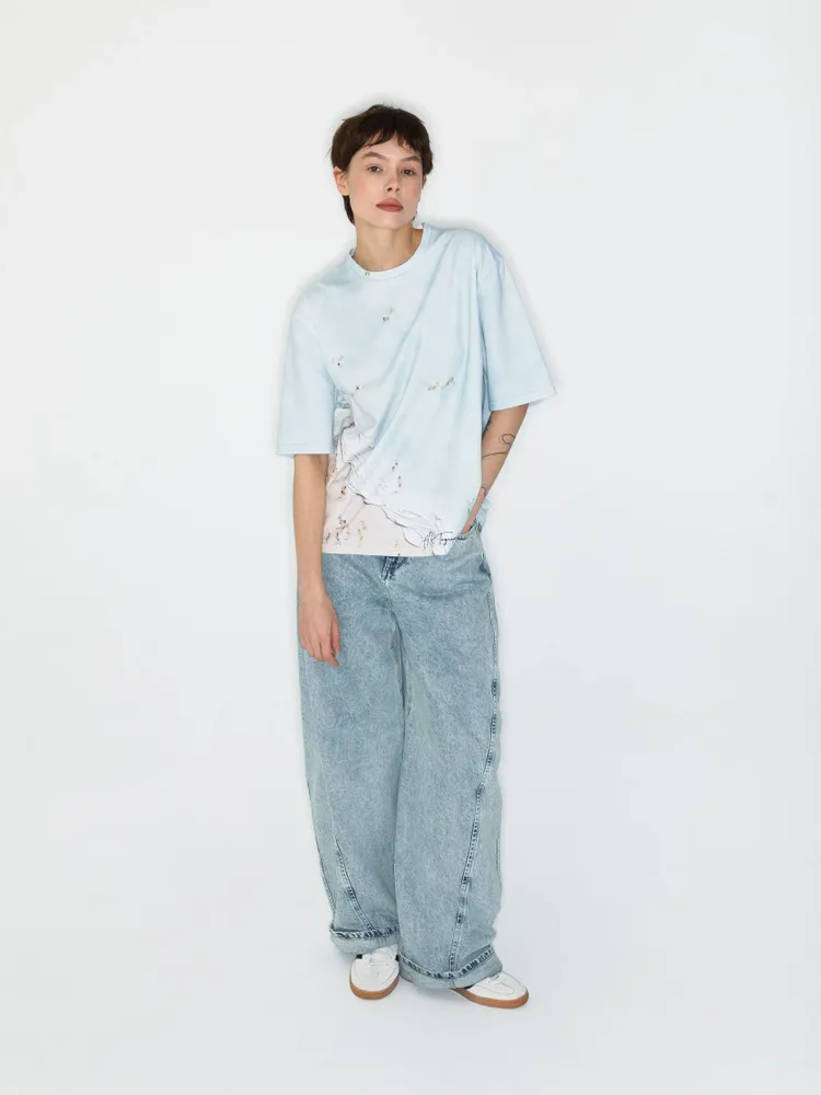 Prêt-à-porter - T-shirt imprimé intégral « Beach » - MARALETTO