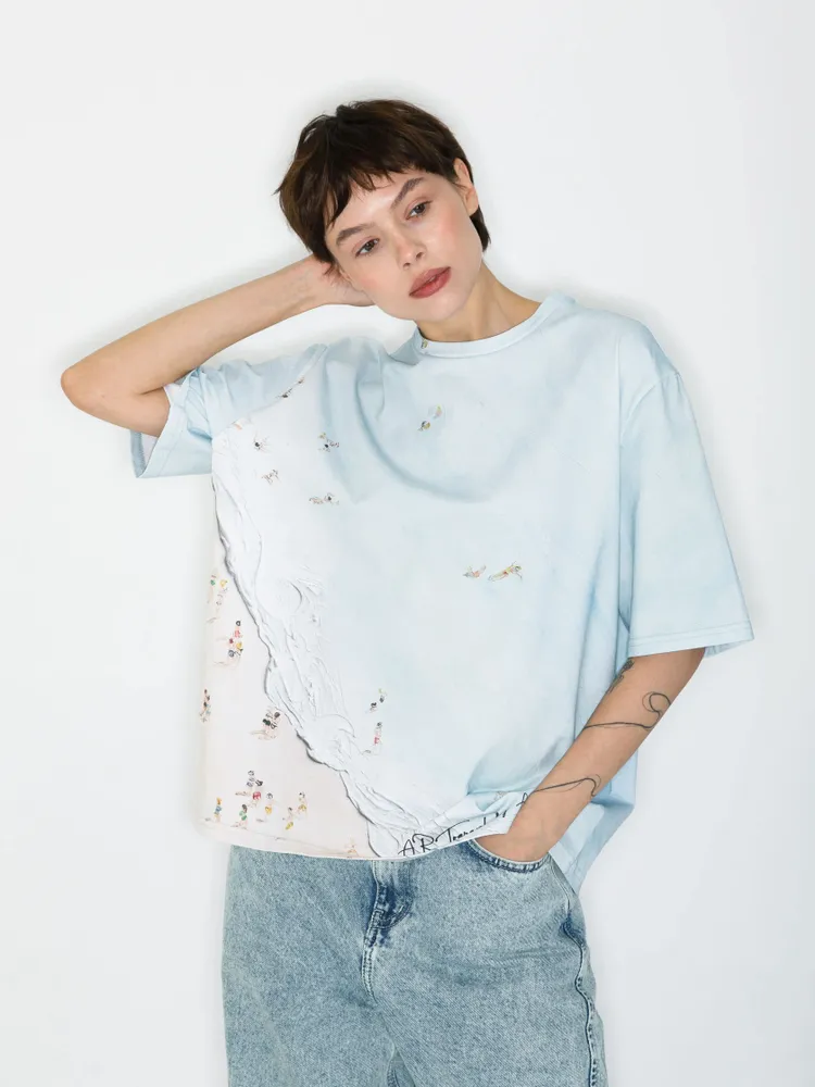 Prêt-à-porter - T-shirt imprimé intégral « Beach » - MARALETTO