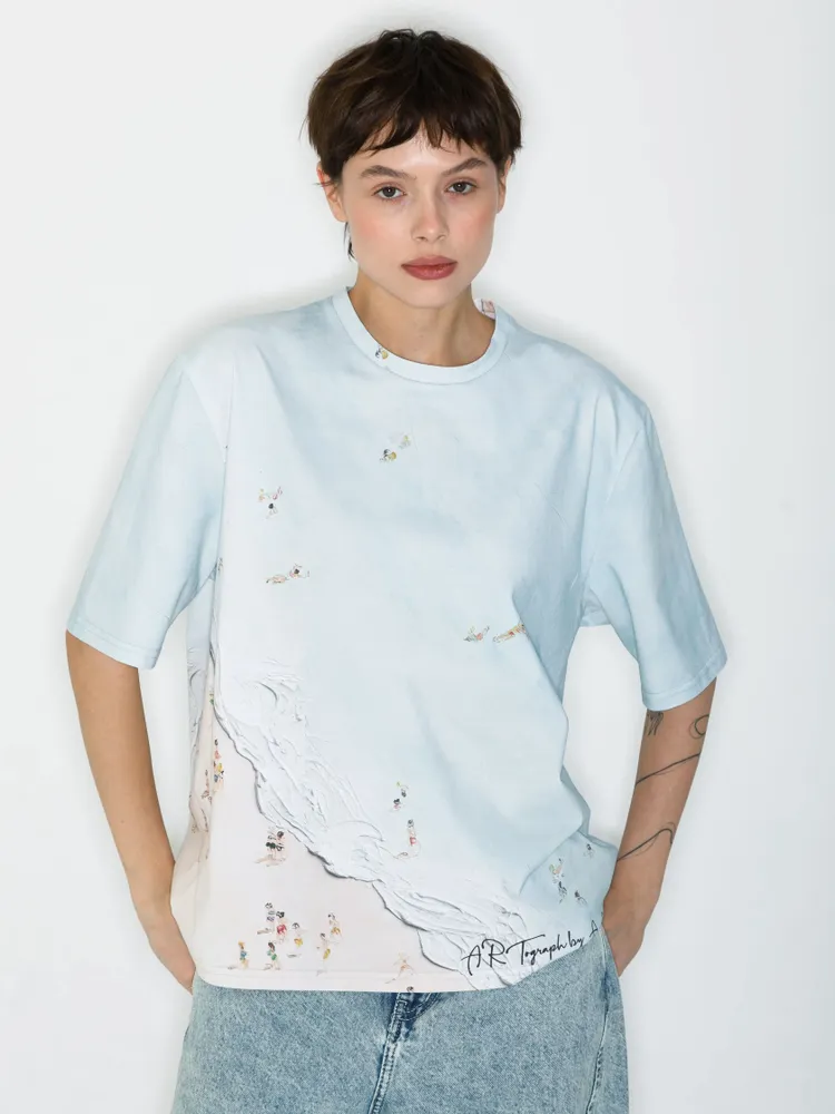 Prêt-à-porter - T-shirt imprimé intégral « Beach » - MARALETTO