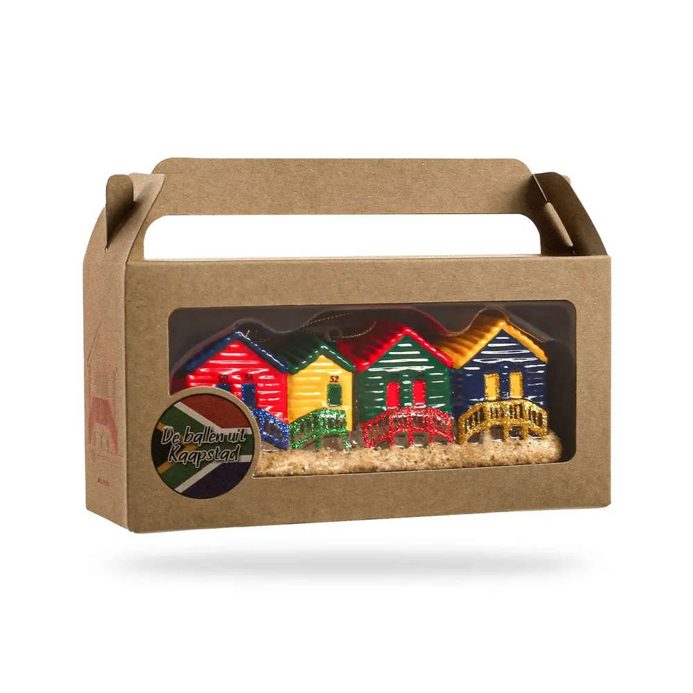 Other Christmas decorations - Capetown Muizenberg Glass ornament - DE BALLEN UIT BV