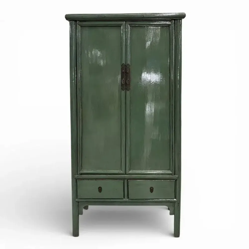 Wardrobe - Old and unique lacquered high cabinet - PAGODA INTERNATIONAL