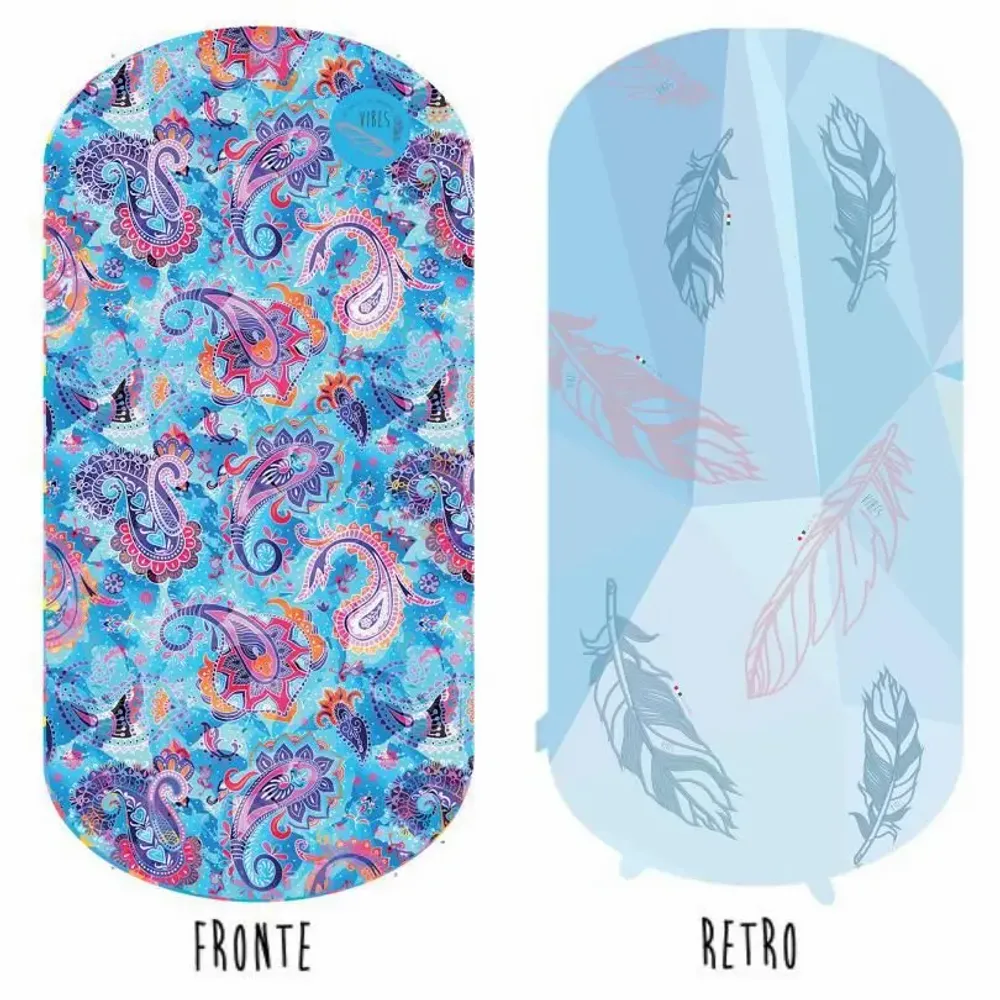 Travel accessories - Blue Paisley Beach Towel - BEACH VIBES