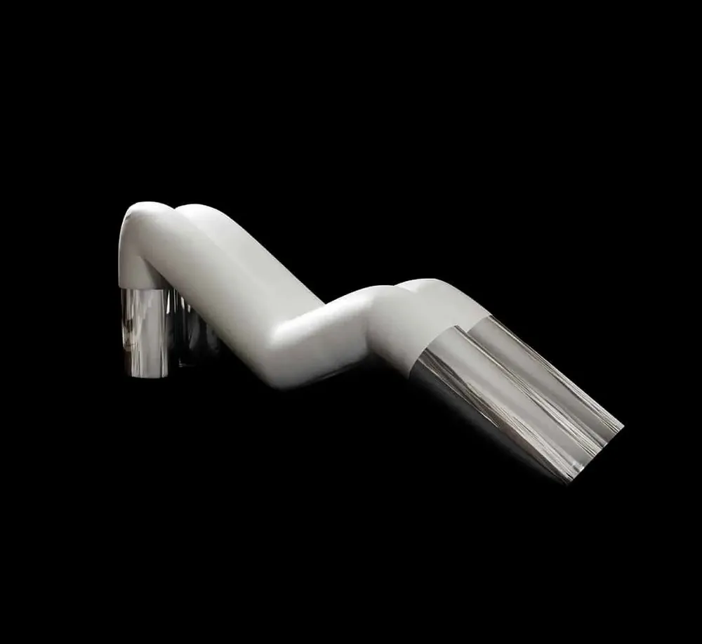 Chaises longues - Soft Pipe Chaise longue - SAND & BIRCH STUDIO