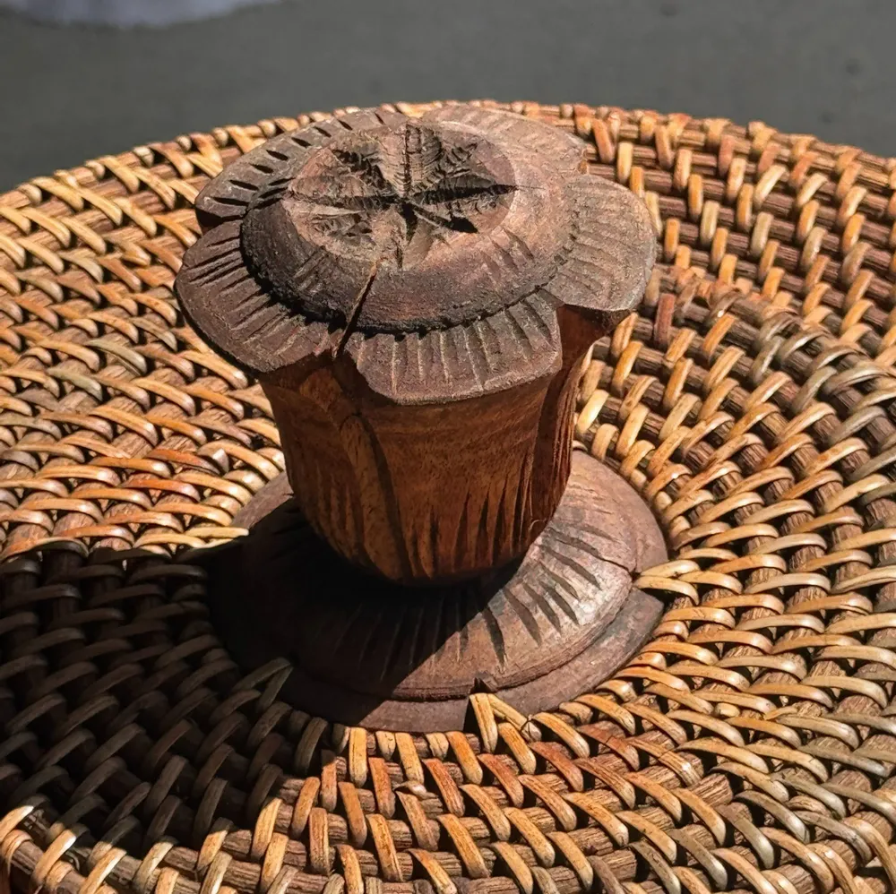 Vases - Grand panier de pêcheur vannerie indonésienne à couvercle H65 D33 - OFFICE OBJETS