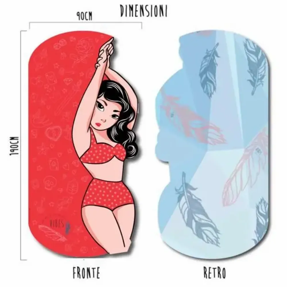 Travel accessories - Pin Up Beach Towel - BEACH VIBES