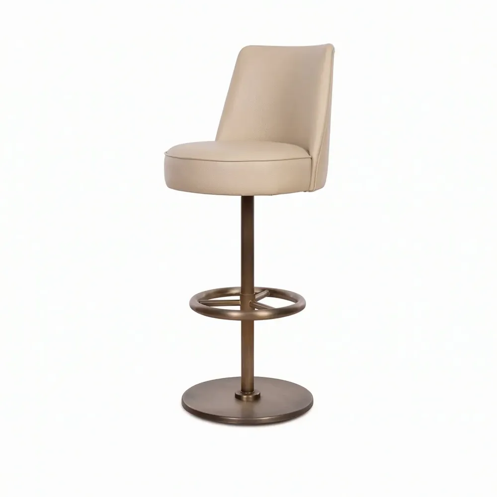 Tabourets pour collectivités - Bono Stool Leather | Tabouret en cuir - CREARTE COLLECTIONS