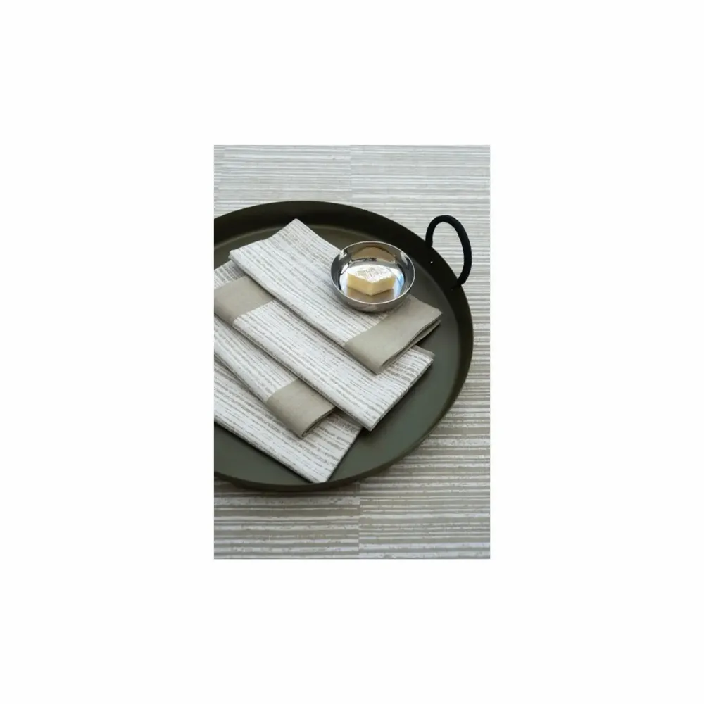 Serviettes - NO-MAD Table Napkins in Natural Fabric Blends - NO-MAD